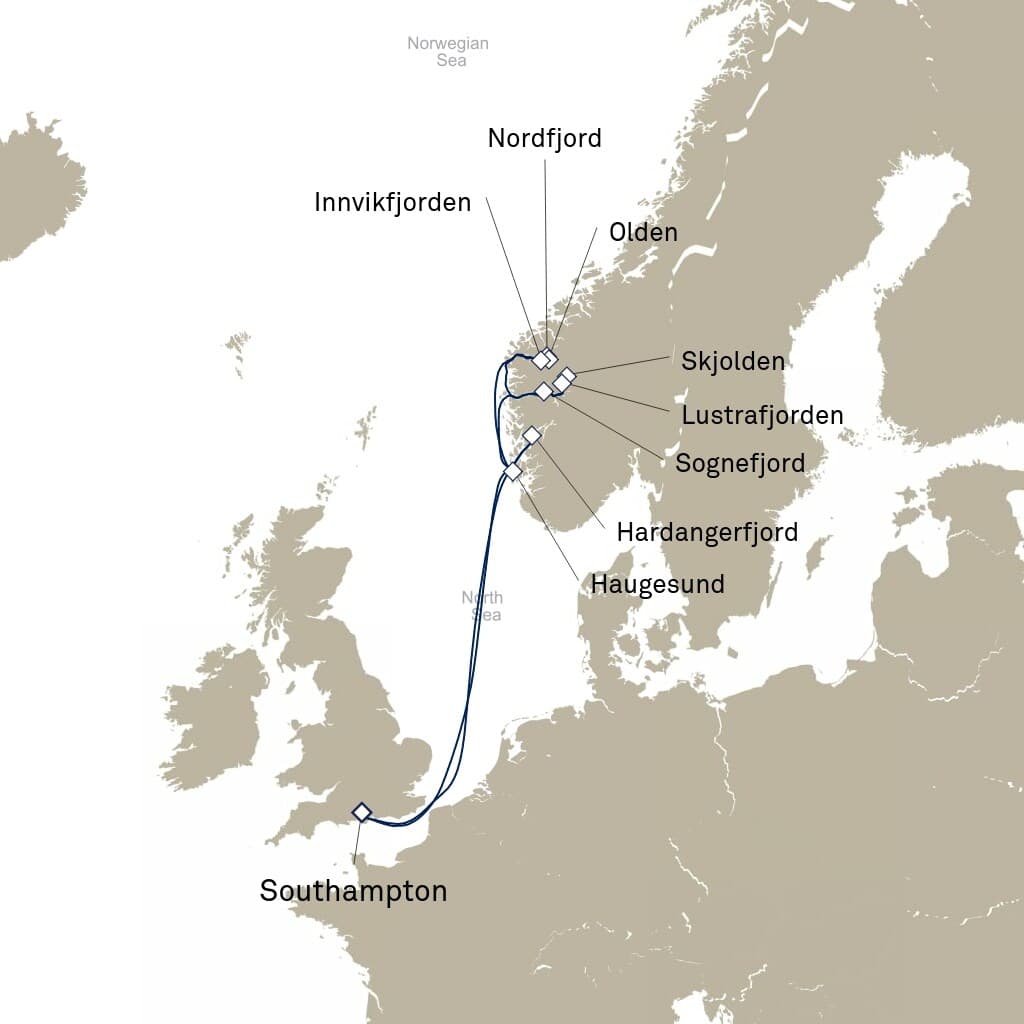 7 nights North European cruise on Queen Anne 
from 🇬🇧 Southampton 