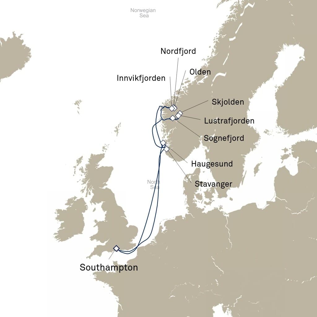7 nights North European cruise on Queen Anne 
from 🇬🇧 Southampton 