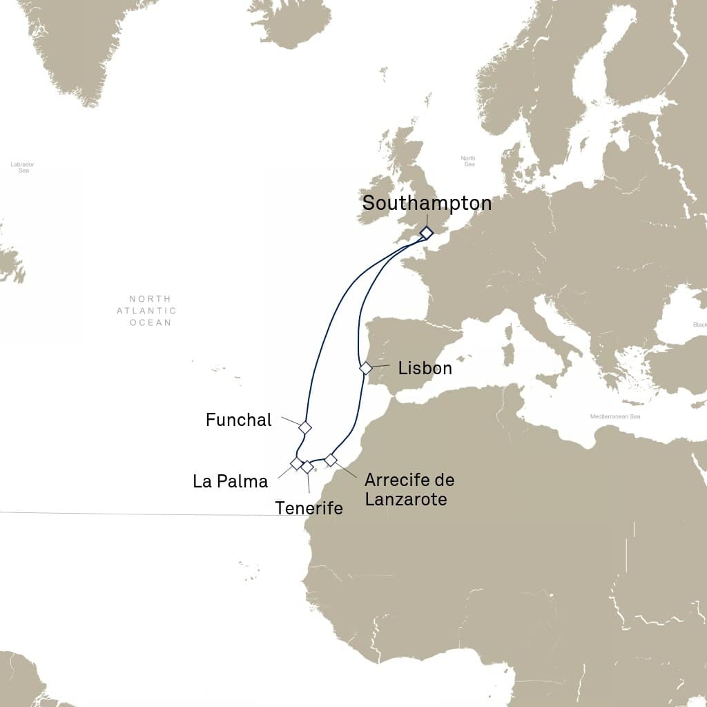 12 nights Mediterranean cruise on Queen Anne 
from 🇬🇧 Southampton 