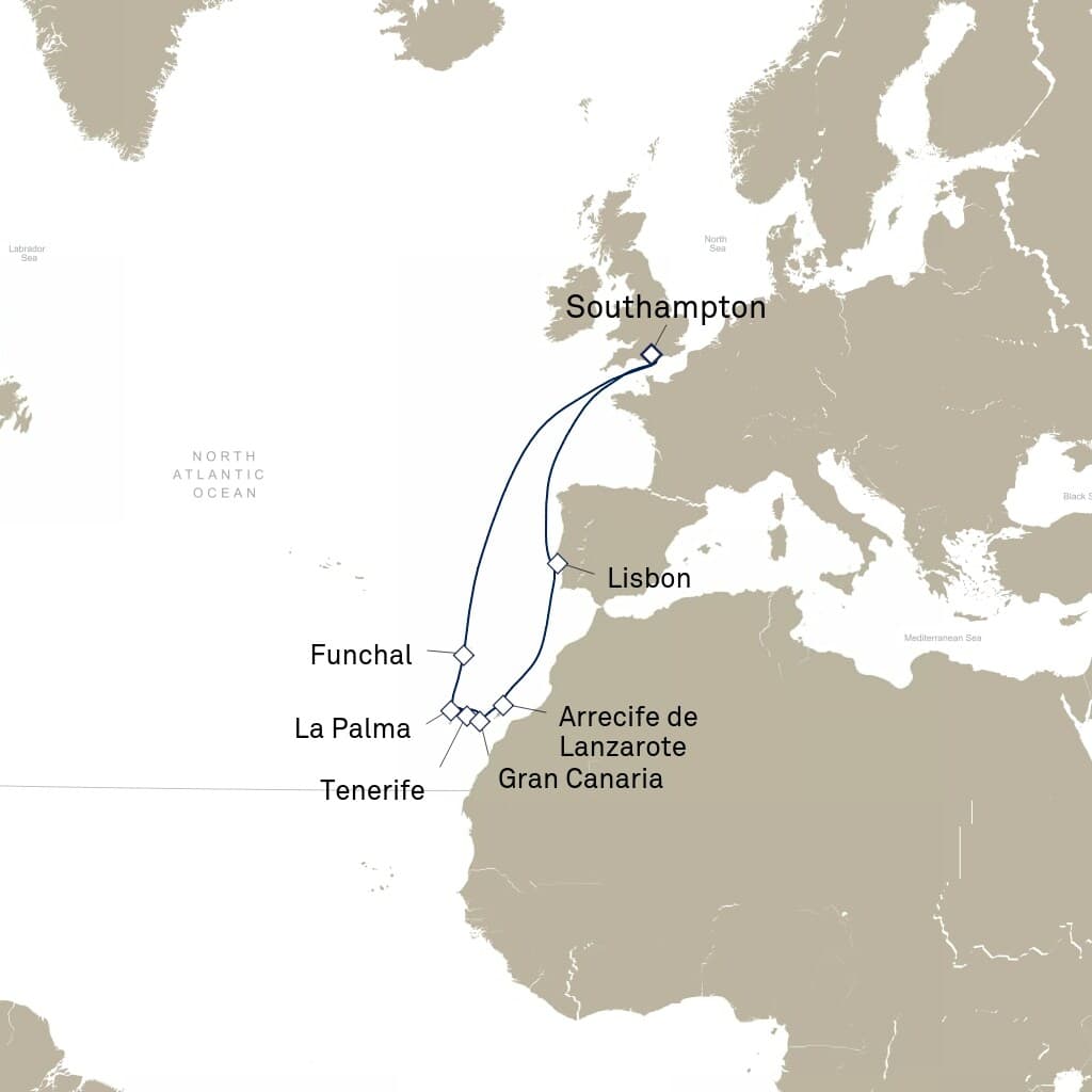 14 nights Mediterranean cruise on Queen Anne 
from 🇬🇧 Southampton 