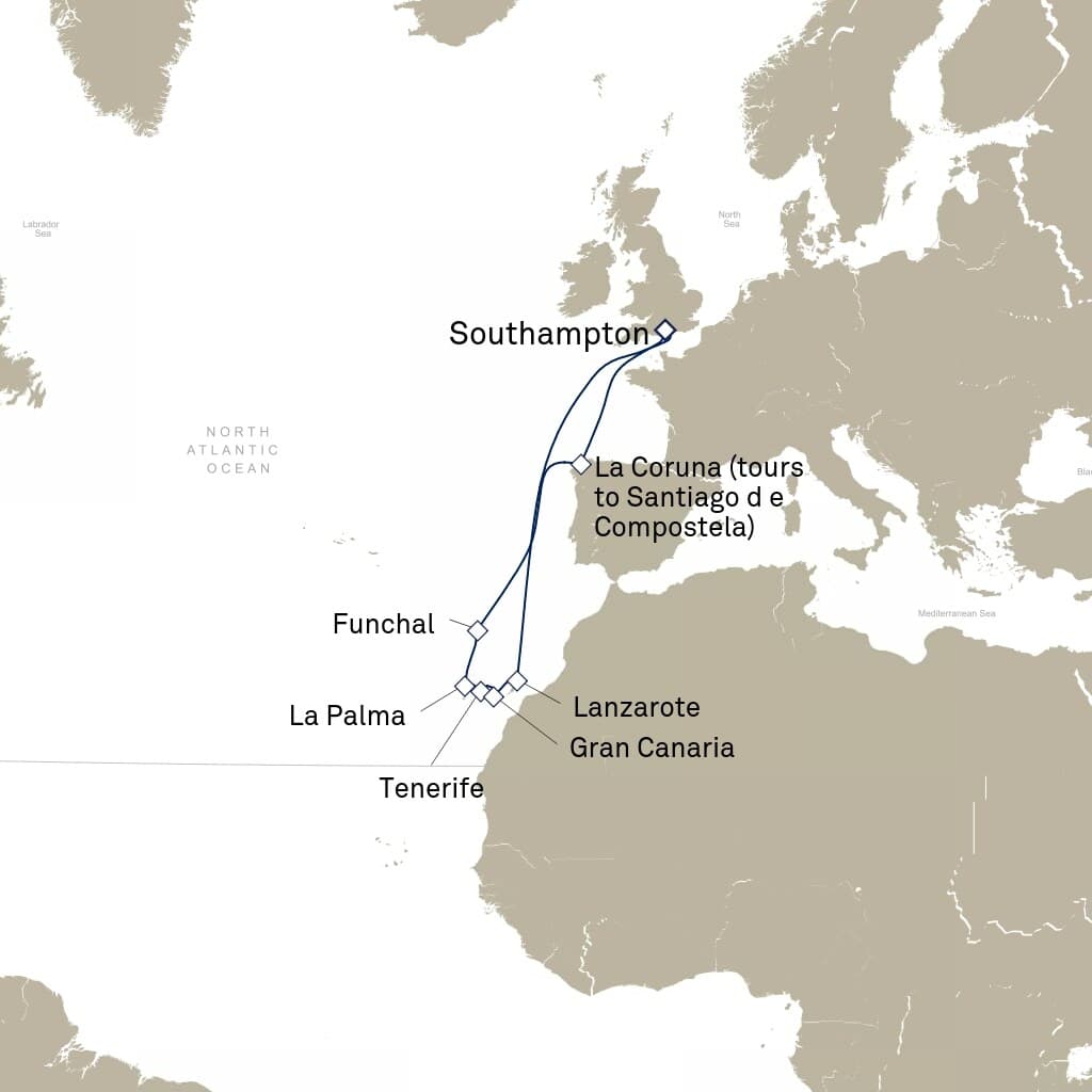 14 nights Mediterranean cruise on Queen Anne 
from 🇬🇧 Southampton 