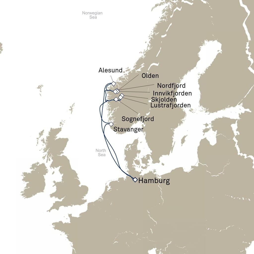 7 nights North European cruise on Queen Mary 2 
from 🇩🇪 Hamburg 