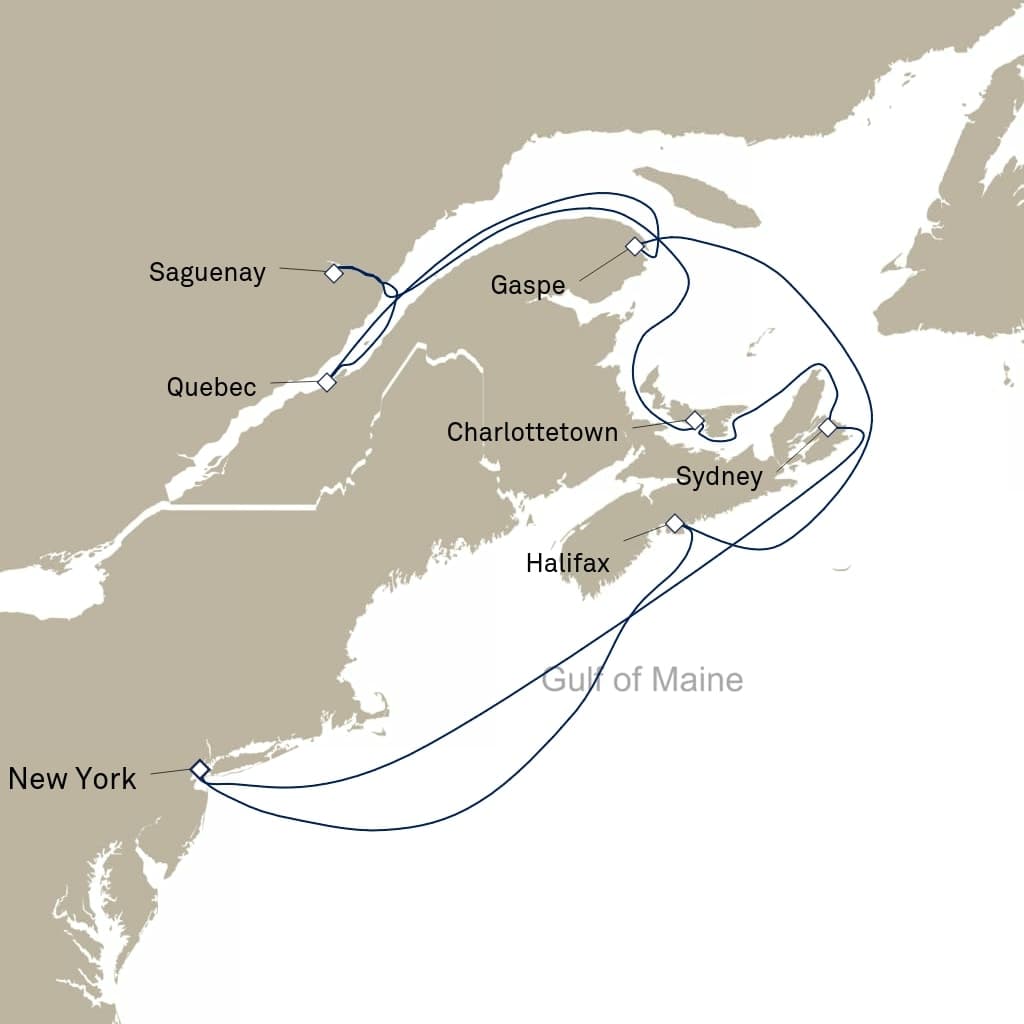 14 nights North East American cruise on Queen Mary 2 
from 🇺🇸 New York 