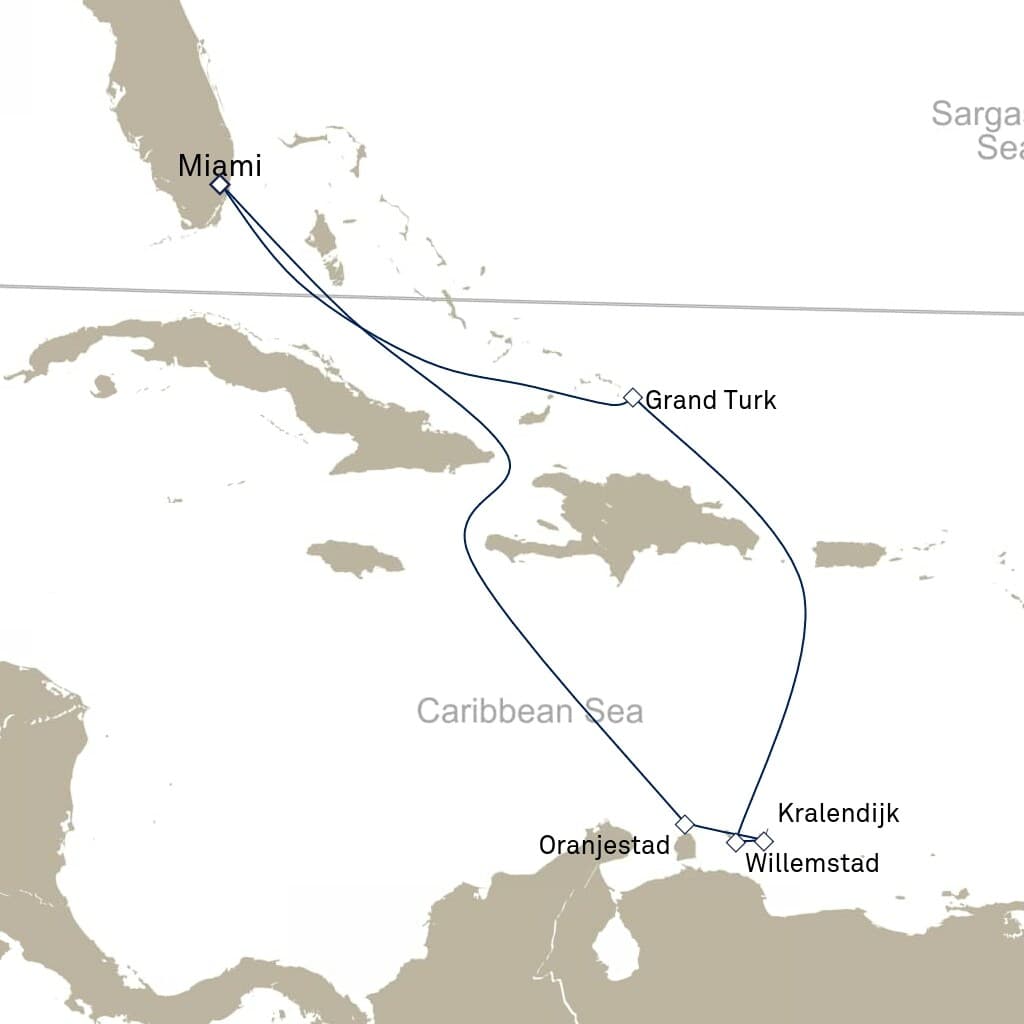 9 nights Caribbean cruise on Queen Elizabeth
from ๐บ๐ธ Miami