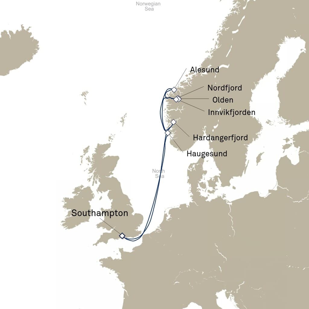 7 nights North European cruise on Queen Elizabeth 
from 🇬🇧 Southampton 