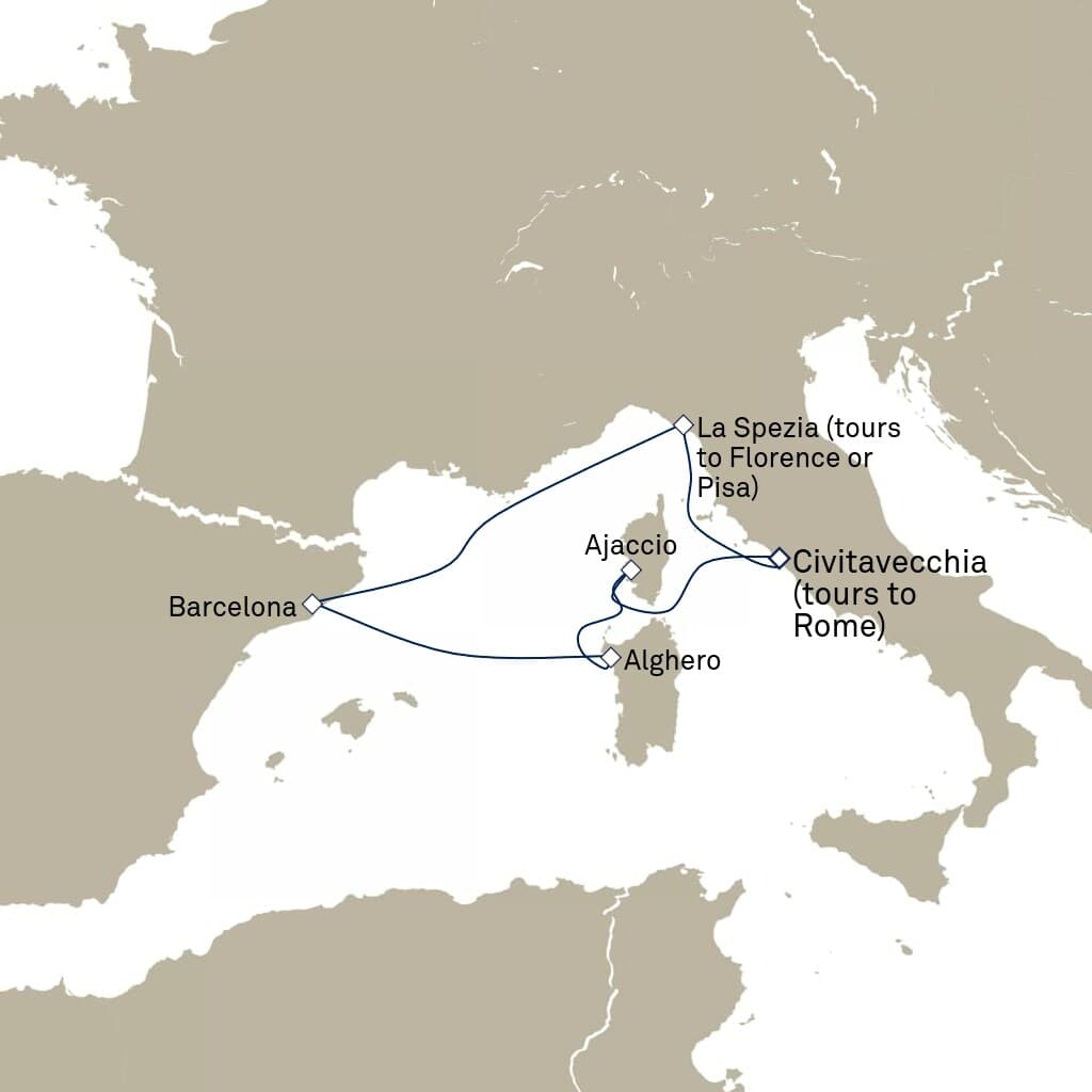 7 nights Mediterranean cruise on Queen Elizabeth 
from 🇮🇹 Civitavecchia 