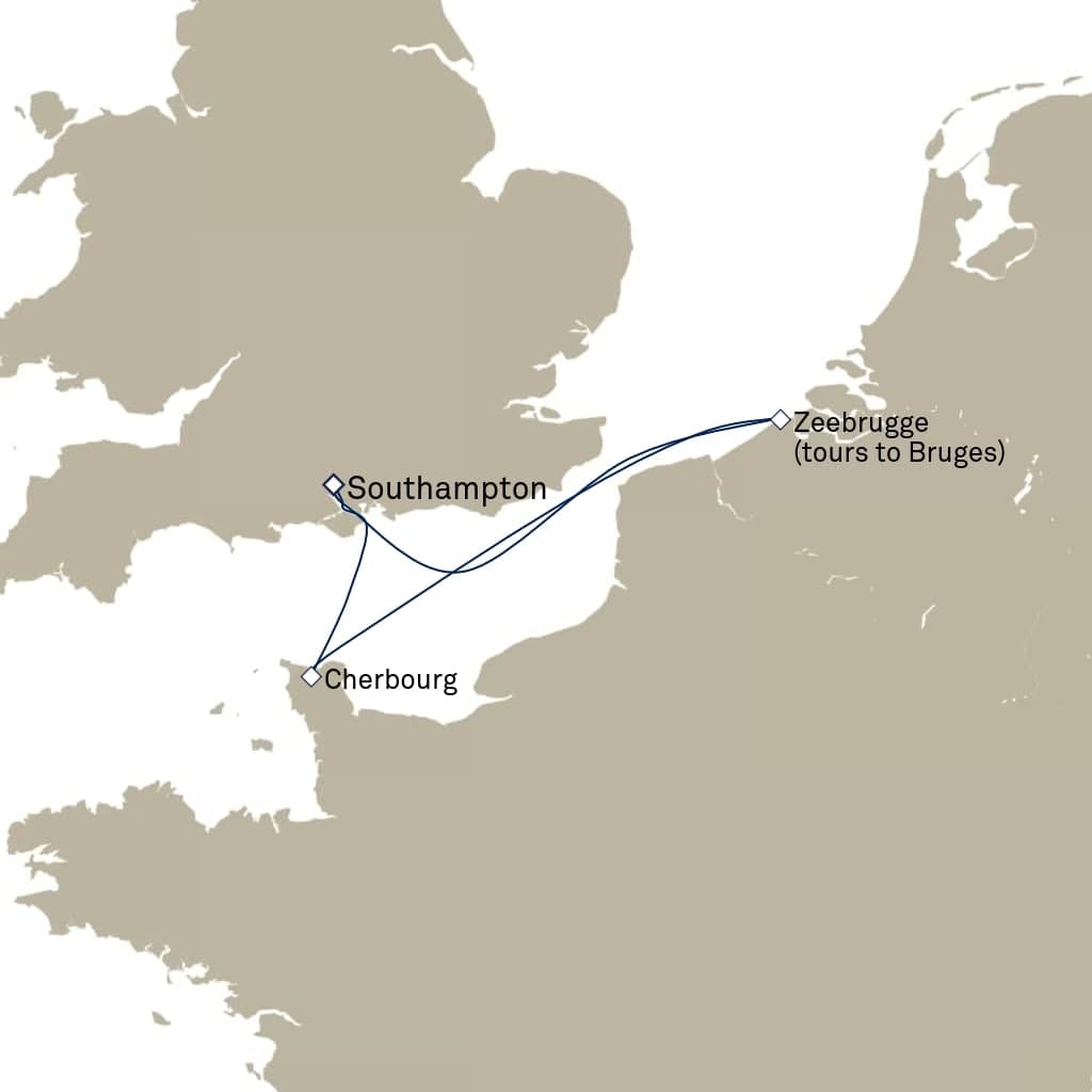 4 nights Mediterranean cruise on Queen Victoria 
from 🇬🇧 Southampton 