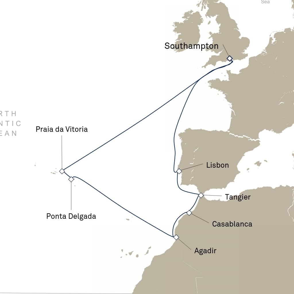 16 nights Mediterranean cruise on Queen Victoria 
from 🇬🇧 Southampton 
