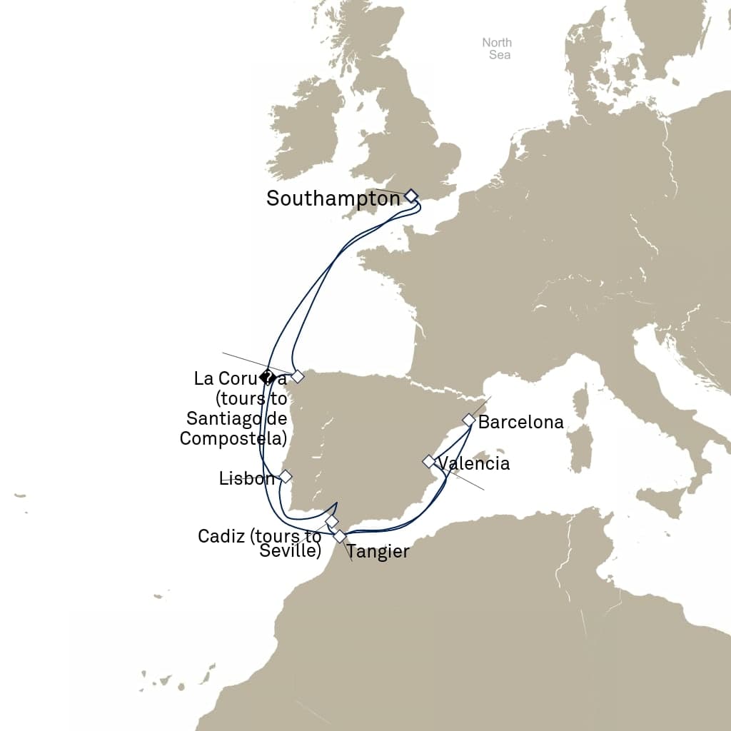 14 nights Mediterranean cruise on Queen Victoria 
from 🇬🇧 Southampton 