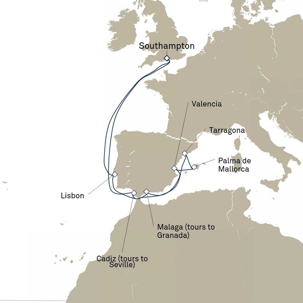 14 nights Mediterranean cruise on Queen Victoria
from 🇬🇧 Southampton