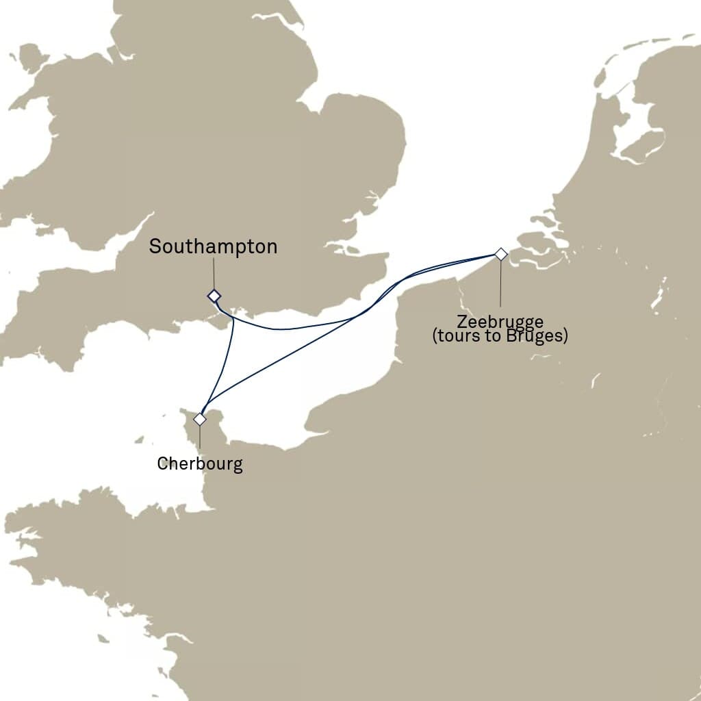 4 nights Mediterranean cruise on Queen Victoria 
from 🇬🇧 Southampton 