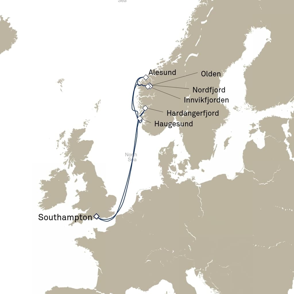 7 nights North European cruise on Queen Victoria 
from 🇬🇧 Southampton 