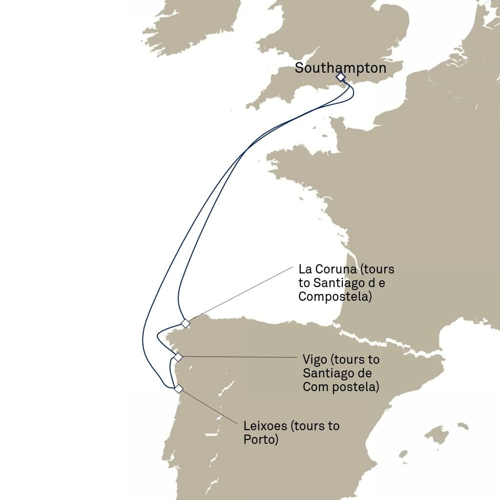7 nights Mediterranean cruise on Queen Victoria 
from 🇬🇧 Southampton 