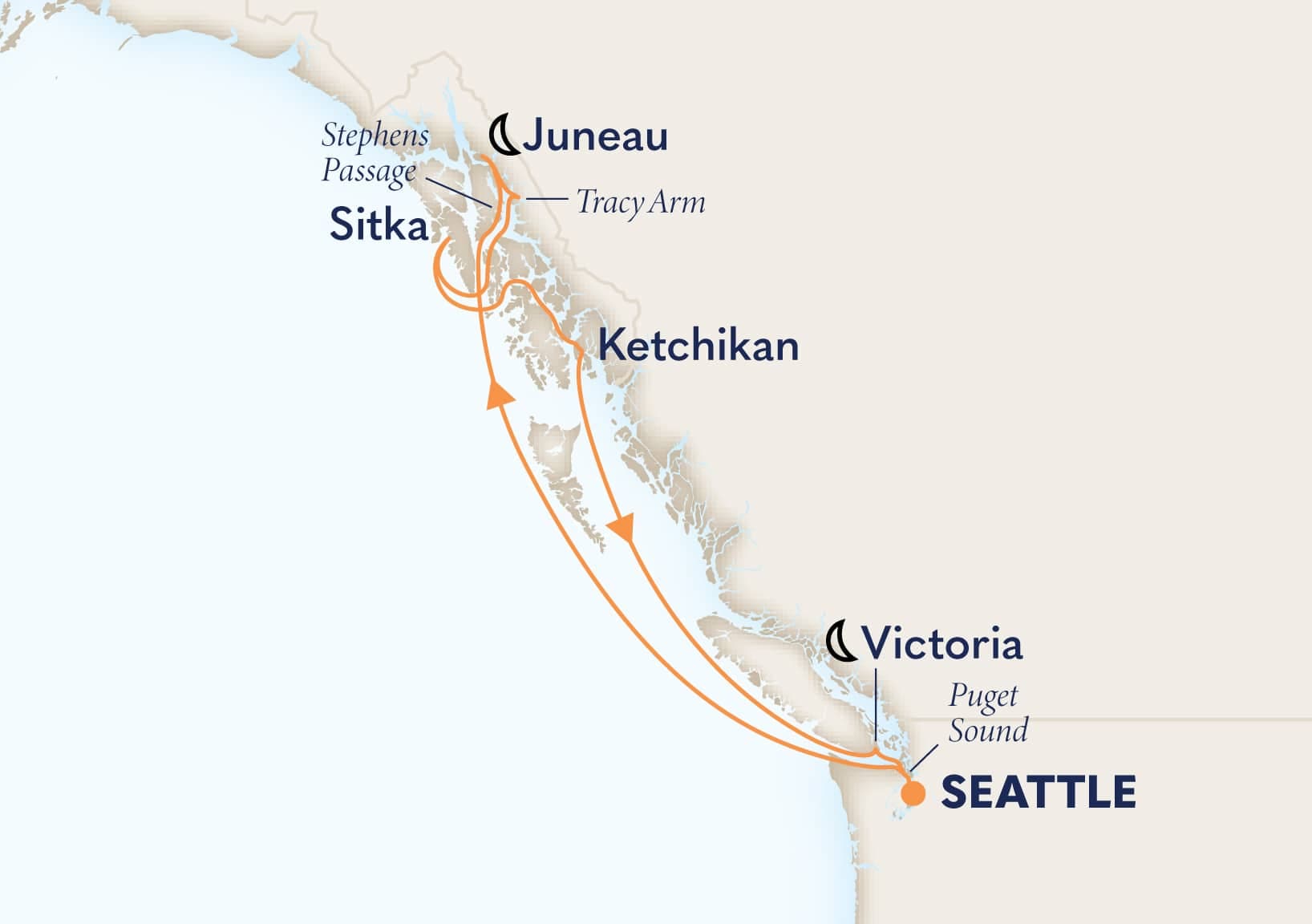 7 nights Alaskan cruise on Eurodam 
from 🇺🇸 Seattle 