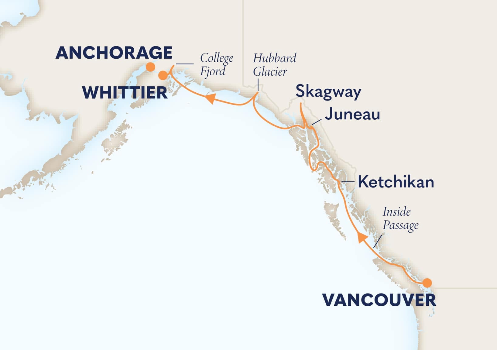 7 nights Alaskan cruise on Nieuw Amsterdam 
from 🇨🇦 Vancouver to 🇺🇸 Whittier 