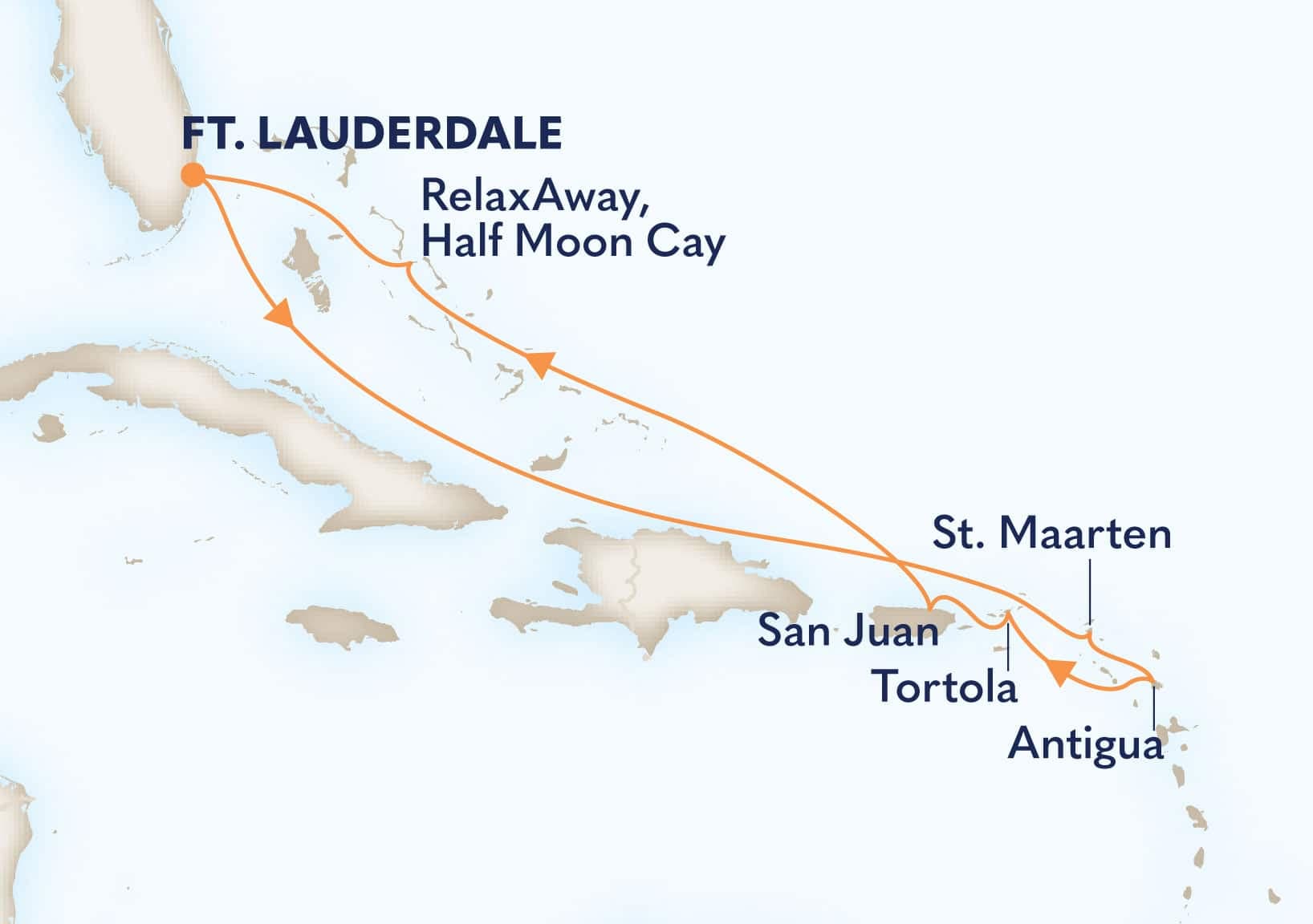 9 nights Caribbean cruise on Nieuw Amsterdam 
from 🇺🇸 Fort Lauderdale 