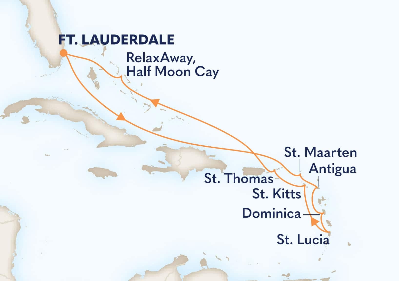 11 nights Caribbean cruise on Rotterdam 
from 🇺🇸 Fort Lauderdale 