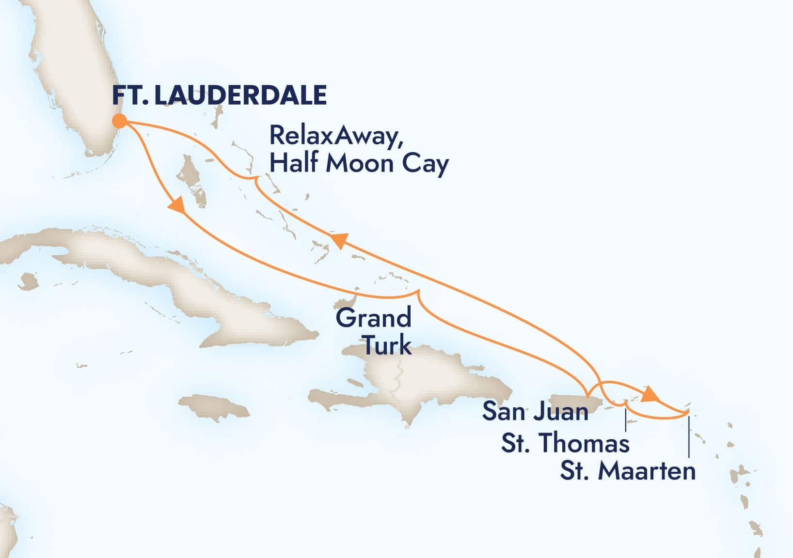 8 nights Caribbean cruise on Eurodam 
from 🇺🇸 Fort Lauderdale 
