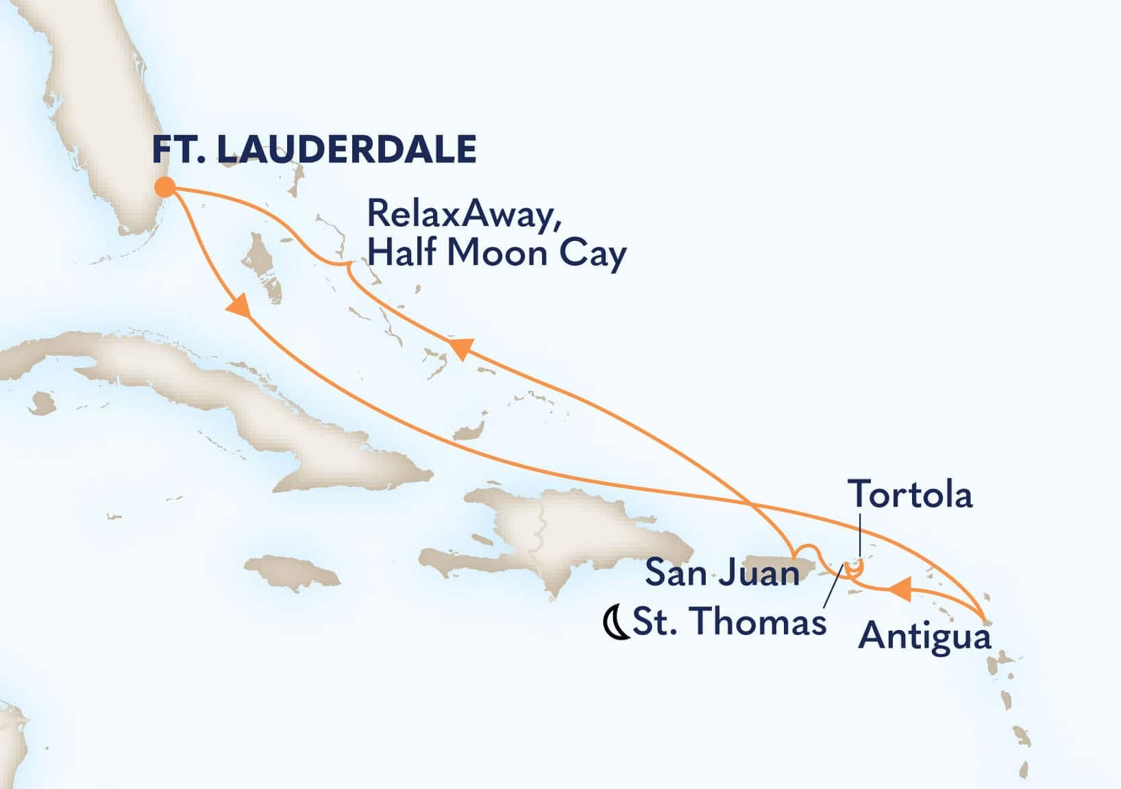 9 nights Caribbean cruise on Nieuw Amsterdam 
from 🇺🇸 Fort Lauderdale 