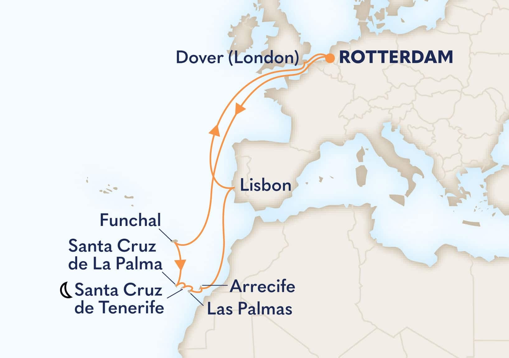 14 nights Mediterranean cruise on Nieuw Statendam 
from 🇳🇱 Rotterdam 