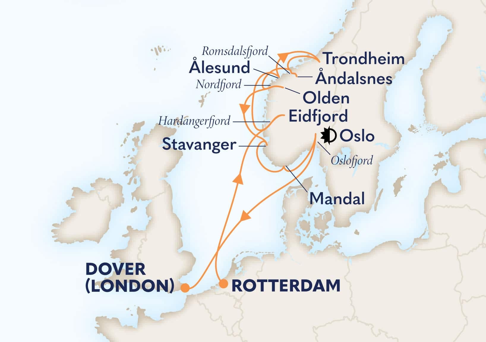13 nights Mediterranean cruise on Nieuw Statendam 
from 🇳🇱 Rotterdam to Dover (London), England, UK 
