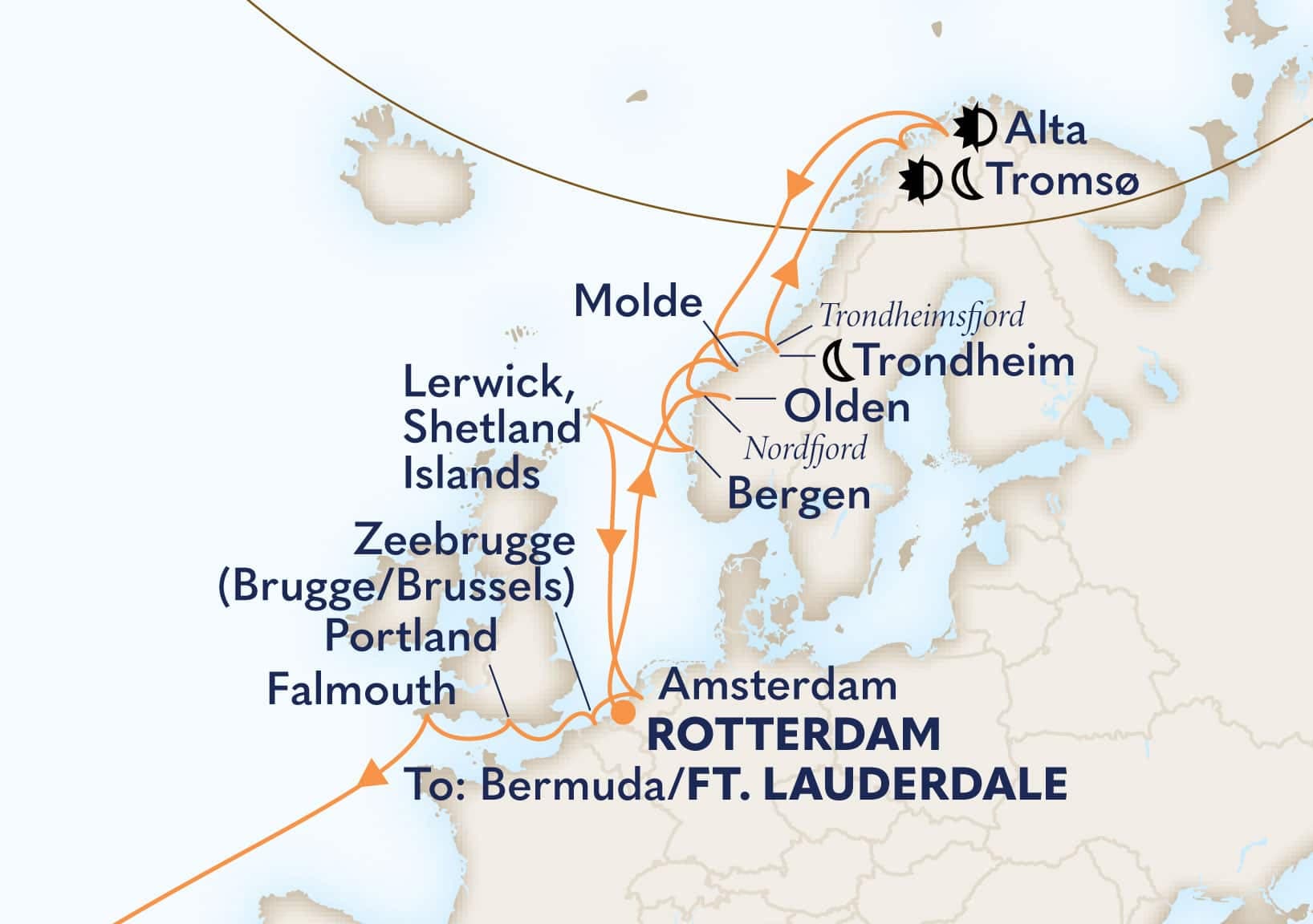 27 nights Mediterranean cruise on Rotterdam 
from 🇳🇱 Rotterdam to 🇺🇸 Fort Lauderdale 