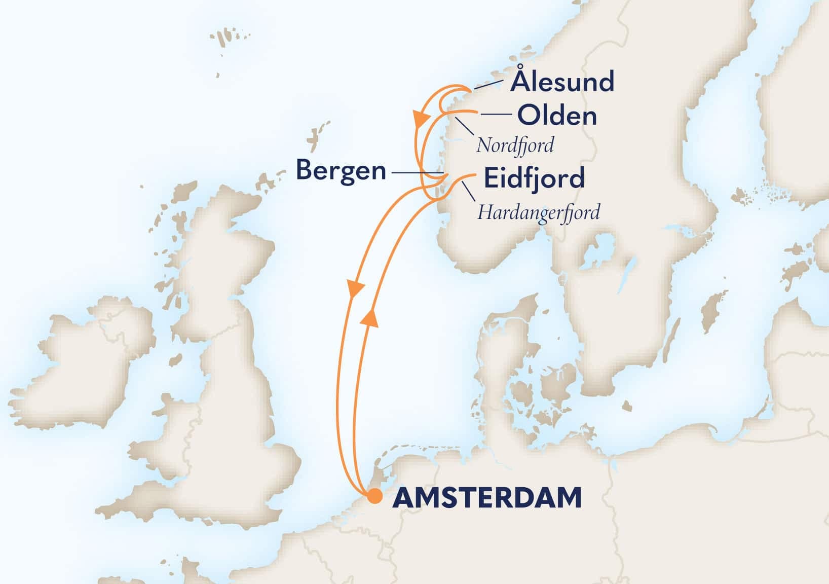7 nights North European cruise on Zuiderdam 
from 🇳🇱 Amsterdam 