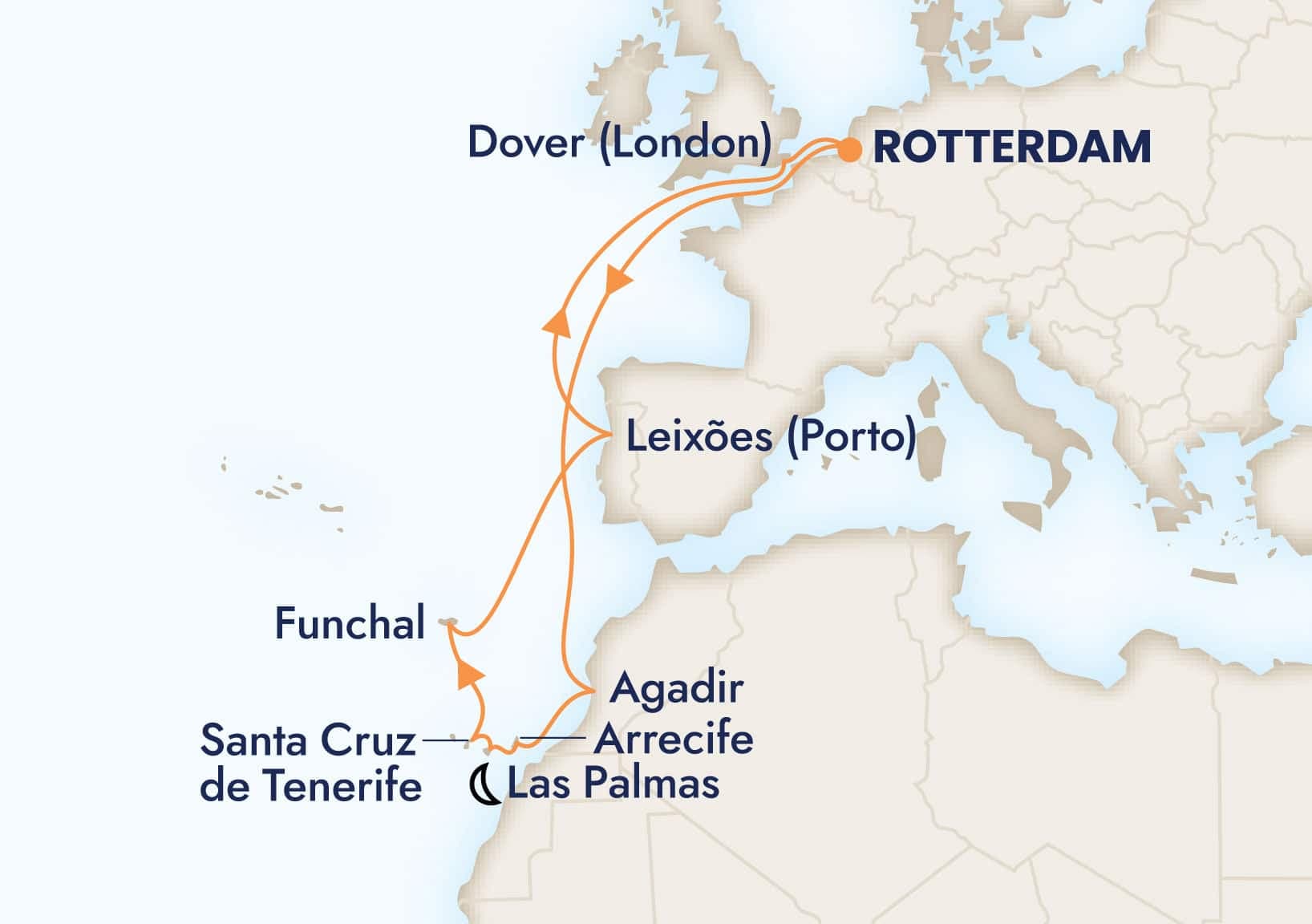 14 nights Mediterranean cruise on Nieuw Statendam 
from 🇳🇱 Rotterdam 