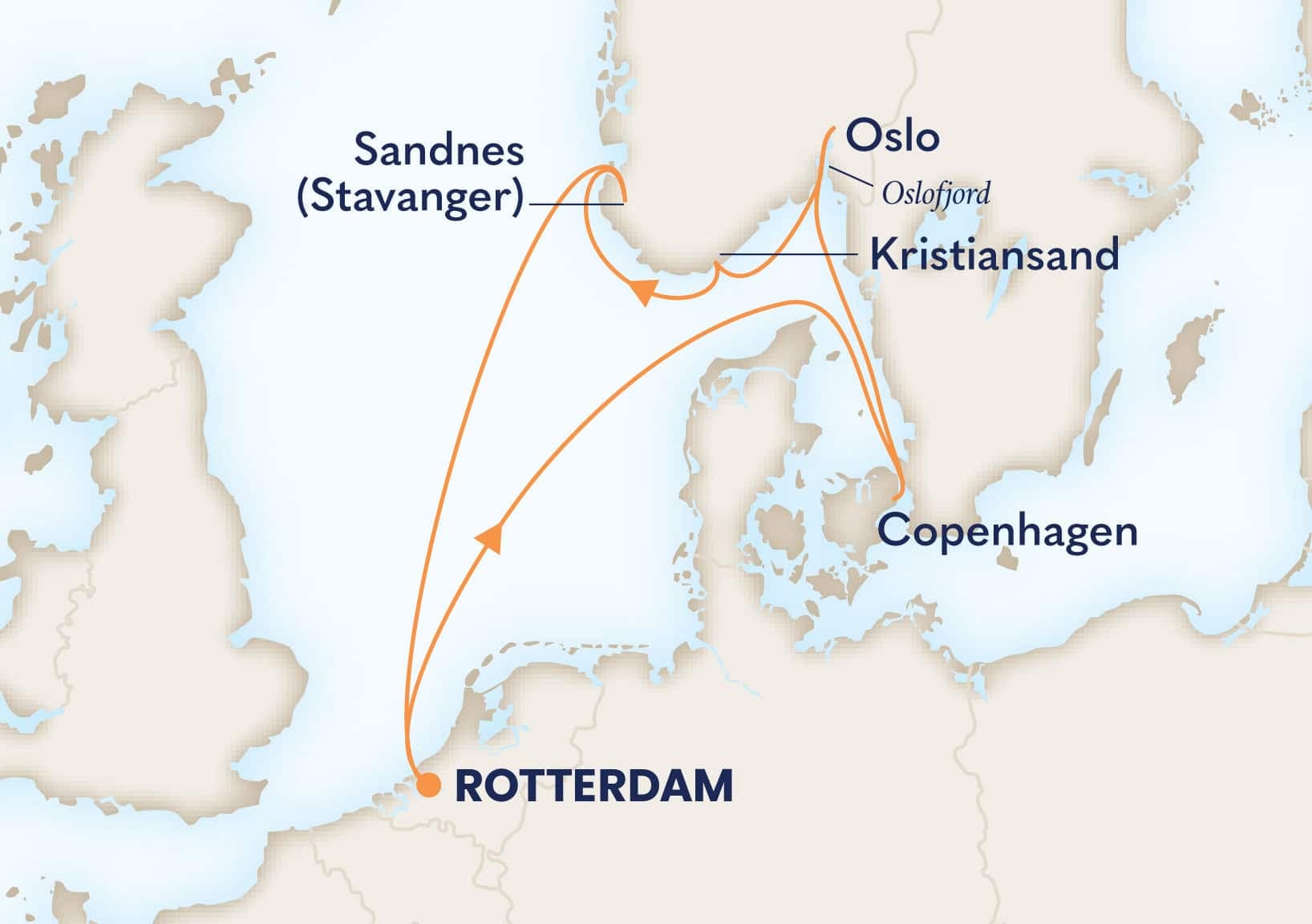 7 nights North European cruise on Rotterdam 
from 🇳🇱 Rotterdam 