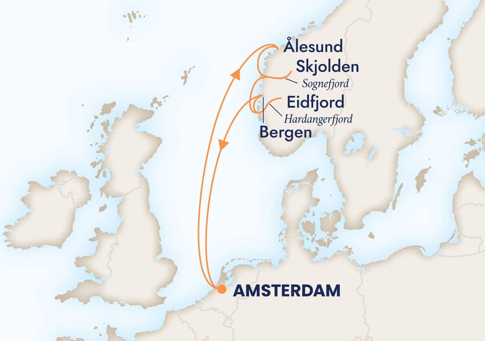7 nights North European cruise on Zuiderdam 
from 🇳🇱 Amsterdam 
