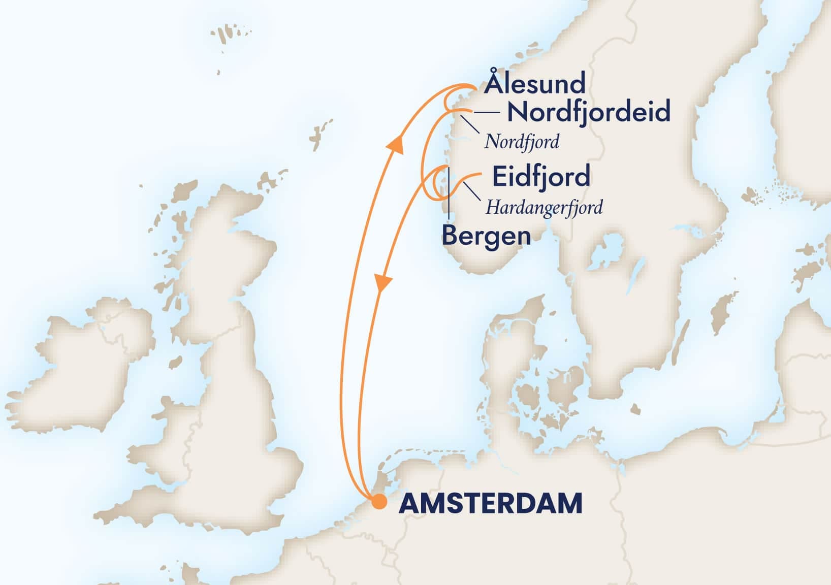 7 nights North European cruise on Zuiderdam 
from 🇳🇱 Amsterdam 