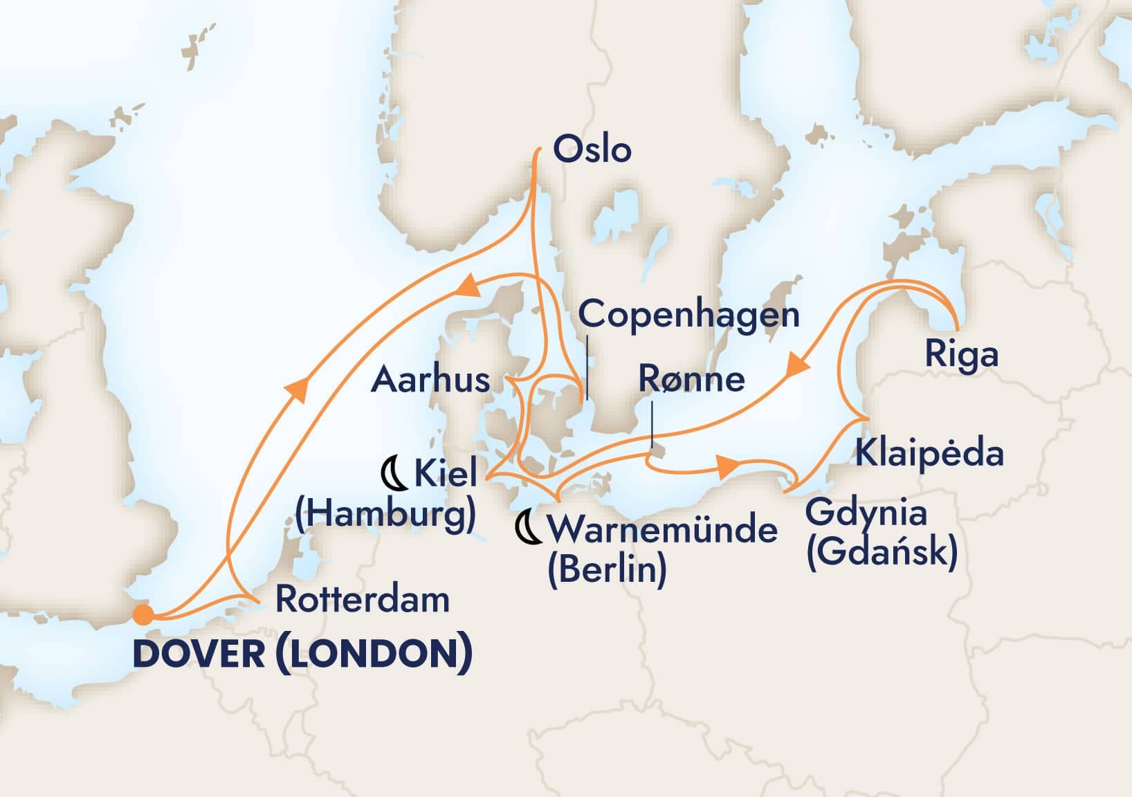 14 nights North European cruise on Nieuw Statendam 
from 🇬🇧 Dover 