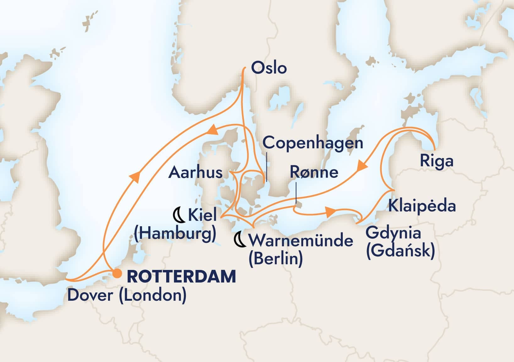 14 nights North European cruise on Nieuw Statendam 
from 🇳🇱 Rotterdam 