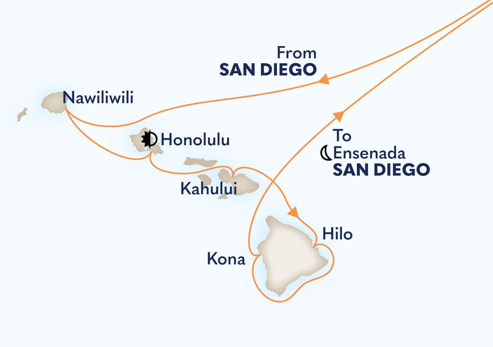 18 nights Hawaiian cruise on Koningsdam 
from 🇺🇸 San Diego 