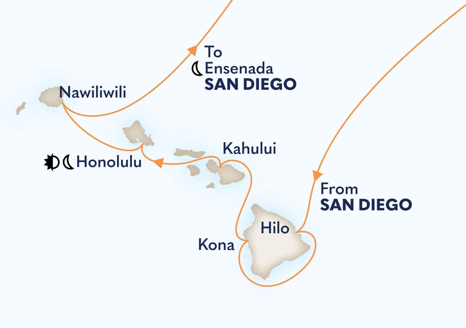 18 nights Hawaiian cruise on Zaandam 
from 🇺🇸 San Diego 
