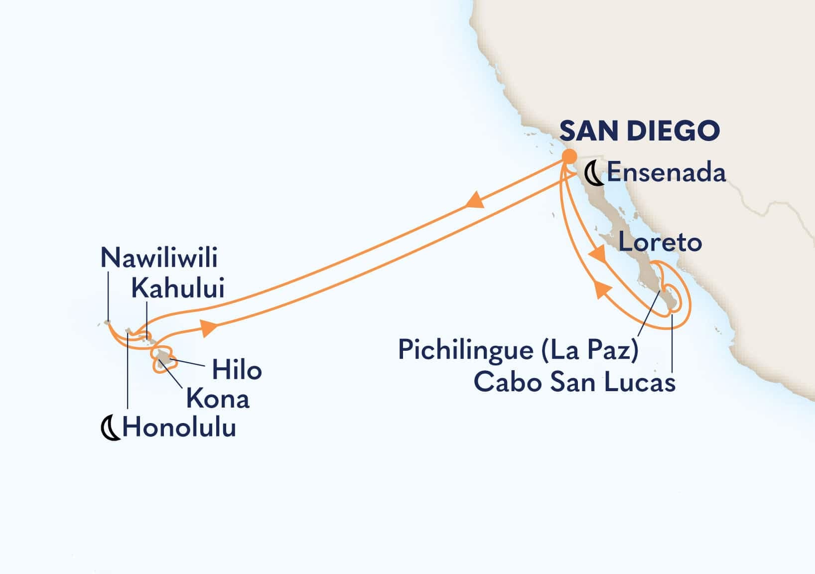 24 nights Hawaiian cruise on Koningsdam 
from 🇺🇸 San Diego 
