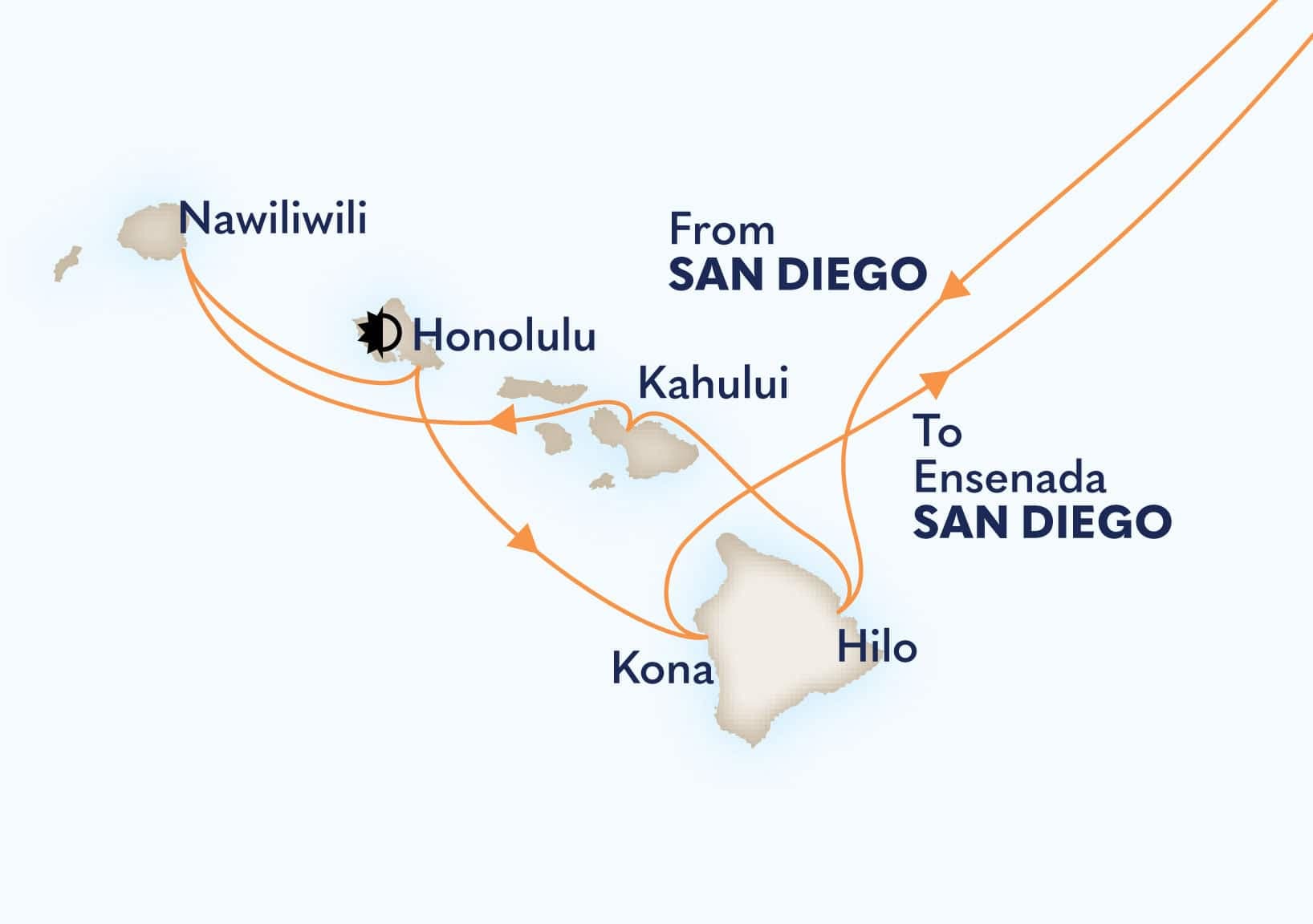 18 nights Hawaiian cruise on Koningsdam 
from 🇺🇸 San Diego 