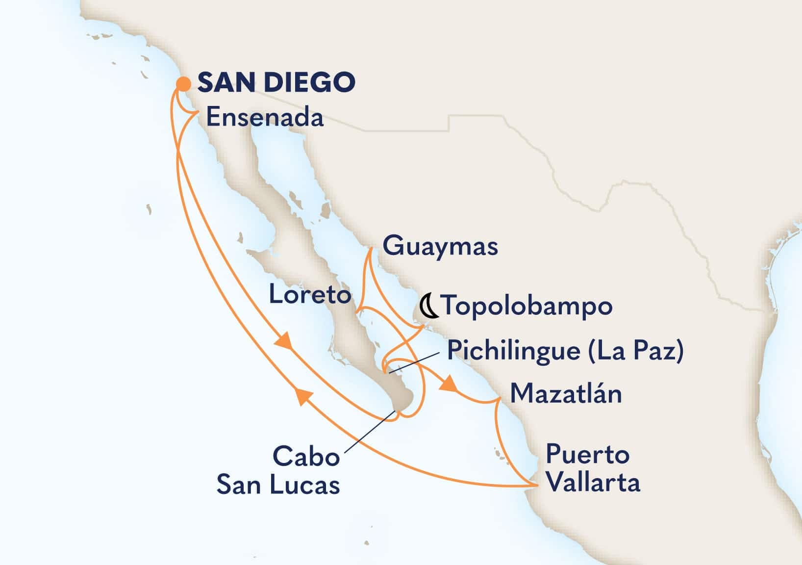 12 nights Mexican cruise on Zaandam 
from 🇺🇸 San Diego 