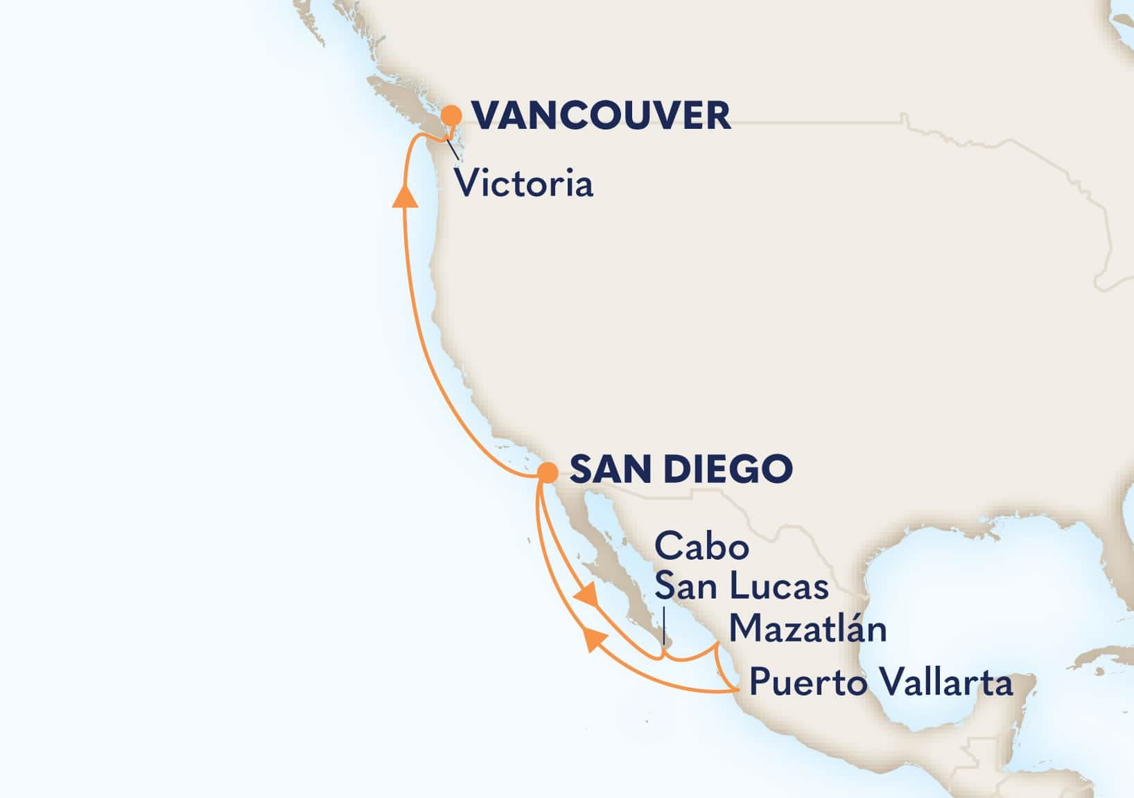 11 nights Mexican cruise on Koningsdam 
from 🇺🇸 San Diego to 🇨🇦 Vancouver 