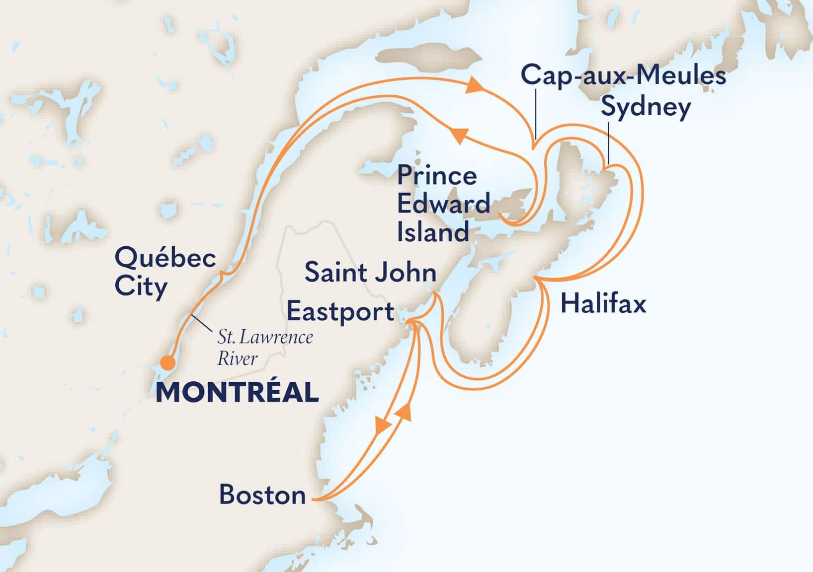 14 nights North East American cruise on Volendam 
from Montreal, Quebec, Canada 