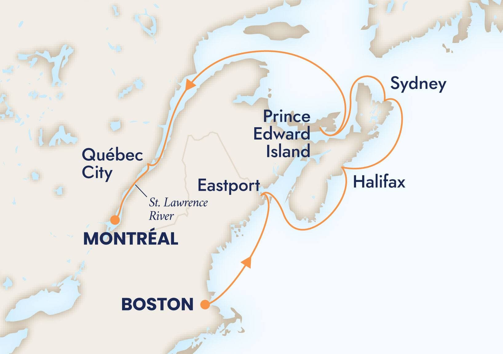 7 nights North East American cruise on Volendam 
from 🇺🇸 Boston to 🇨🇦 Montreal 