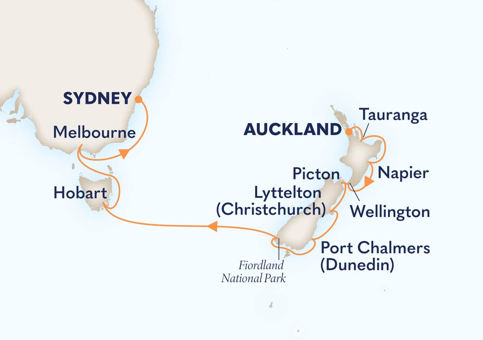 14 nights Australian cruise on Noordam 
from 🇳🇿 Auckland to 🇦🇺 Sydney 