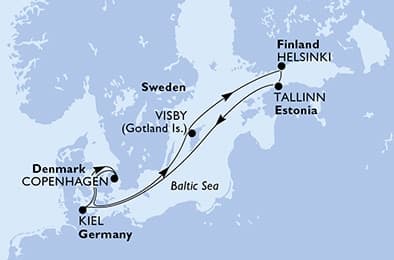 7 nights North European cruise on MSC Euribia
from 🇩🇰 Copenhagen