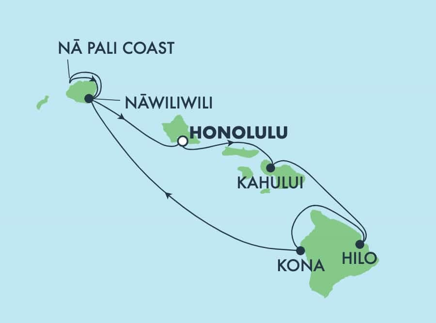 7 nights Hawaiian cruise on Pride of America 
from 🇺🇸 Honolulu 