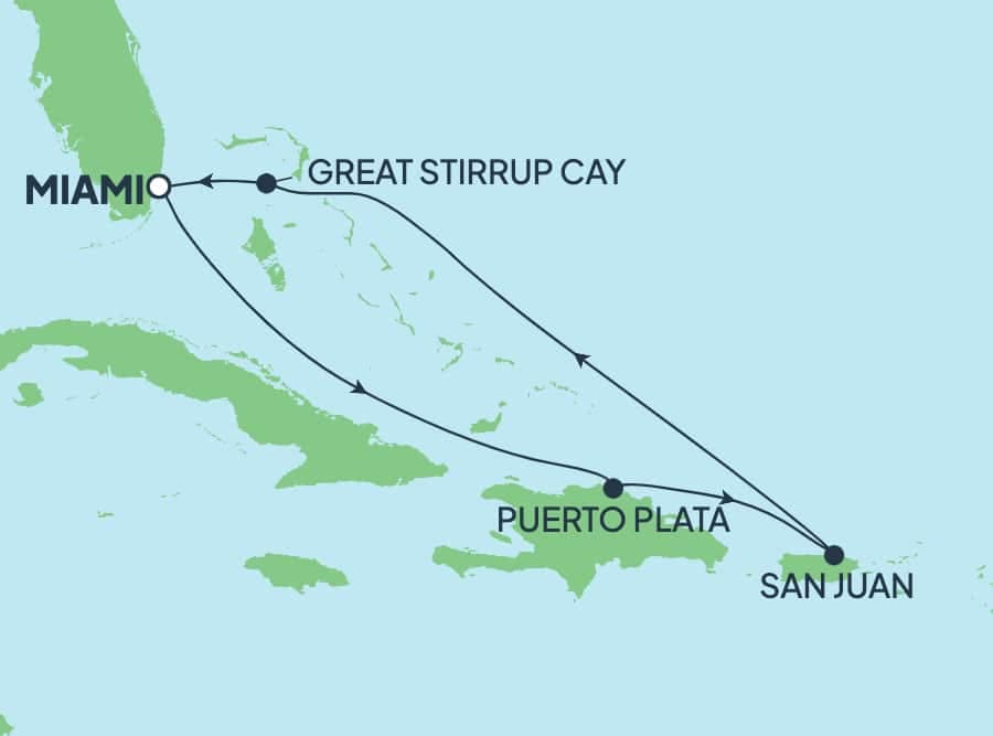 6 nights Caribbean cruise on Norwegian Aqua 
from 🇺🇸 Miami 
