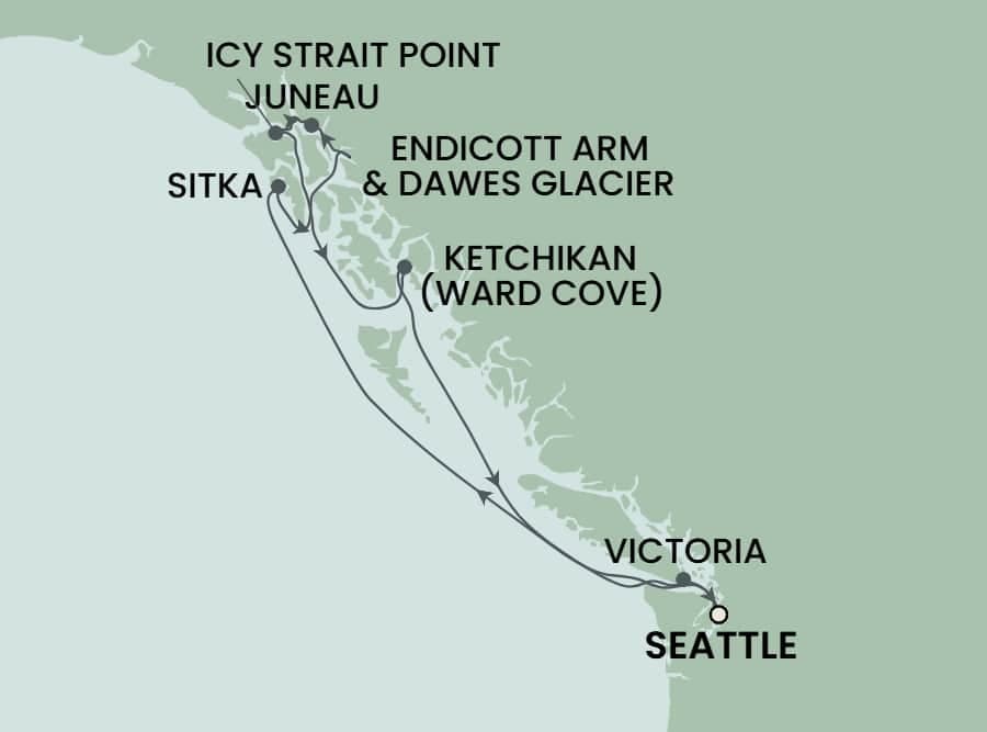 7 nights Alaskan cruise on Norwegian Bliss 
from 🇺🇸 Seattle 