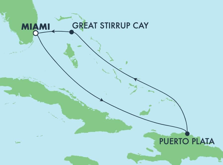 5 nights Caribbean cruise on AURA 
from 🇺🇸 Miami 