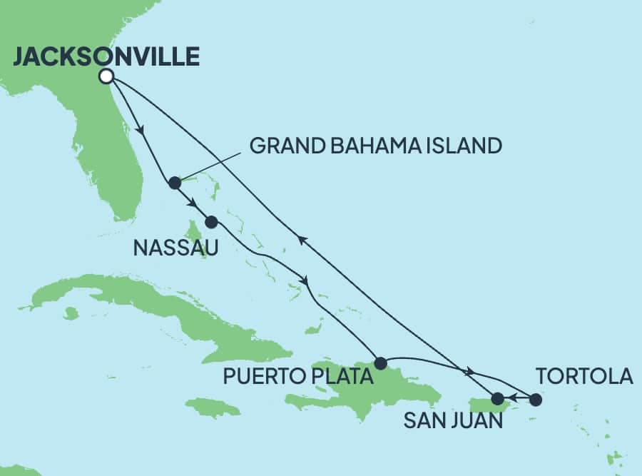 10 nights Bahamas cruise on Norwegian Dawn 
from 🇺🇸 Jacksonville 