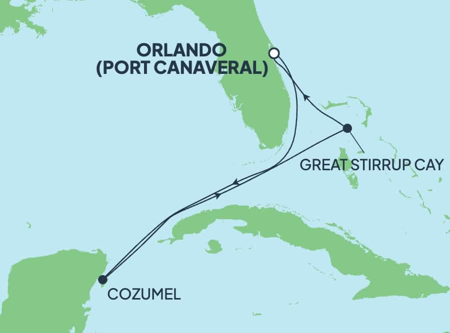 5 nights Caribbean cruise on Norwegian Getaway 
from 🇺🇸 Cape Canaveral 