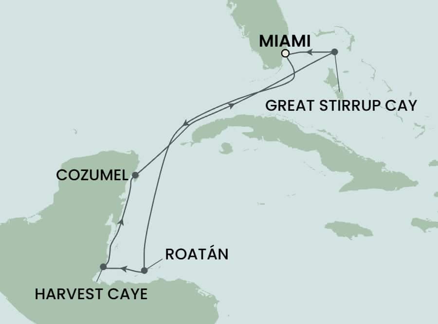 7 nights Caribbean cruise on AURA
from ๐บ๐ธ Miami